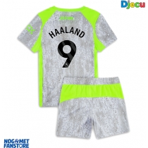 Manchester City Erling Haaland #9 Rezervni Dres za djecu 2025-26 Kratak Rukav (+ Kratke hlače)